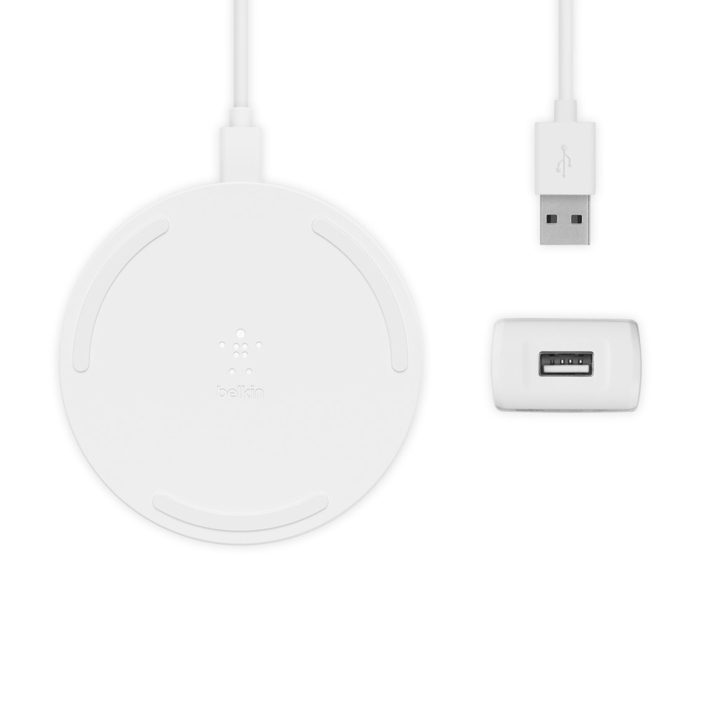  - Base carga wireless 10W con cable Belkin blanco 2