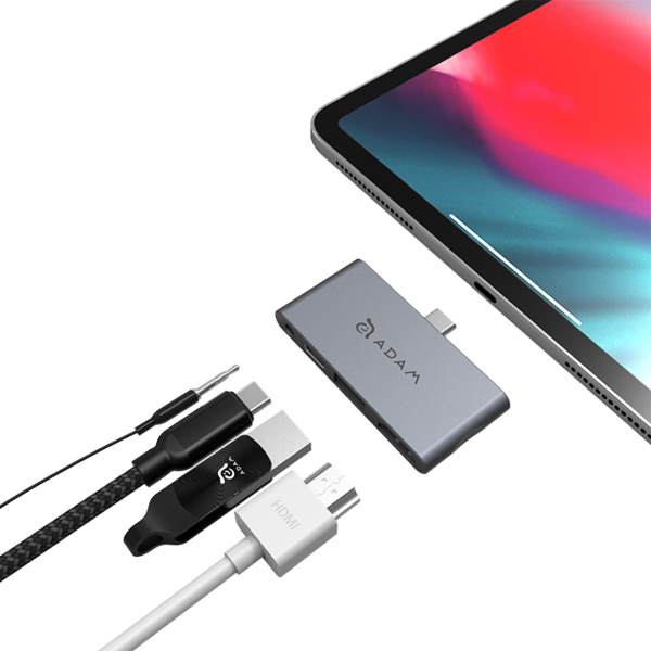  - Hub para iPad Pro i4 USB 3.1 USB-C Adam Elements 4