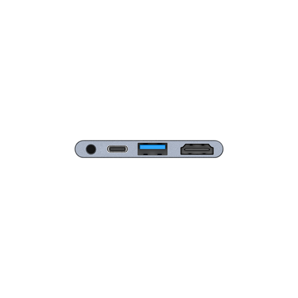 ADAM elements CASA Hub i4 Adaptateur USB-C 3.1 4 ports iPad Pro - Gris