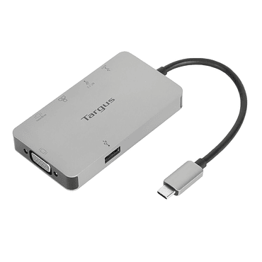 Docking station USB-C DP  Single Video 4K HDMI/VGA con 100W PD Pass-Thru