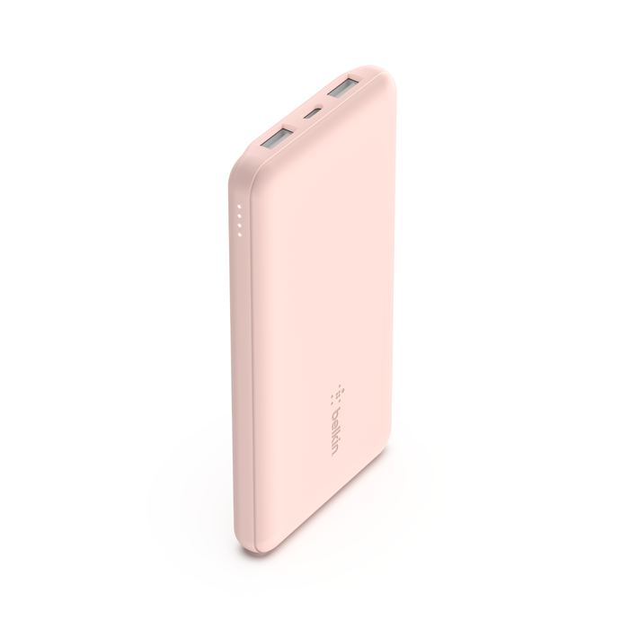  - Bateria 10.000 mAh USB-A y USB-C 15W Belkin Oro Rosa 1