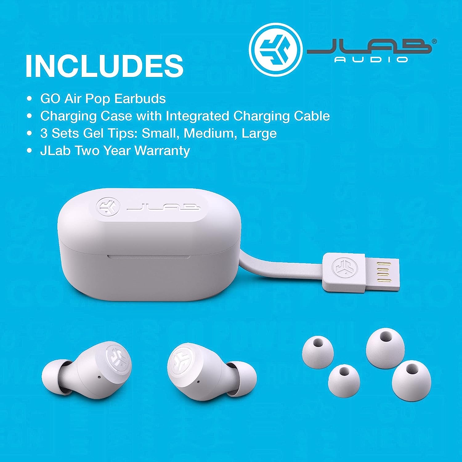  - Audifono True Wireless Go Air Pop Jlab Lilac 2