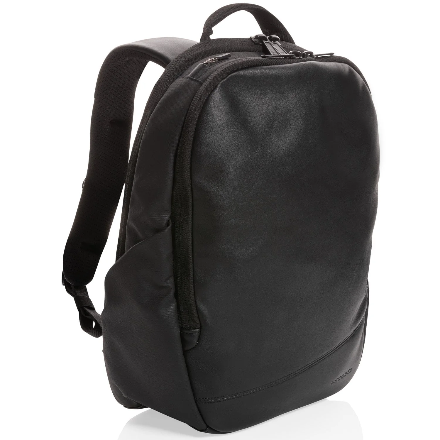  - Mochila cuero para notebook hasta 16 pulgadas Decoded Negro 5