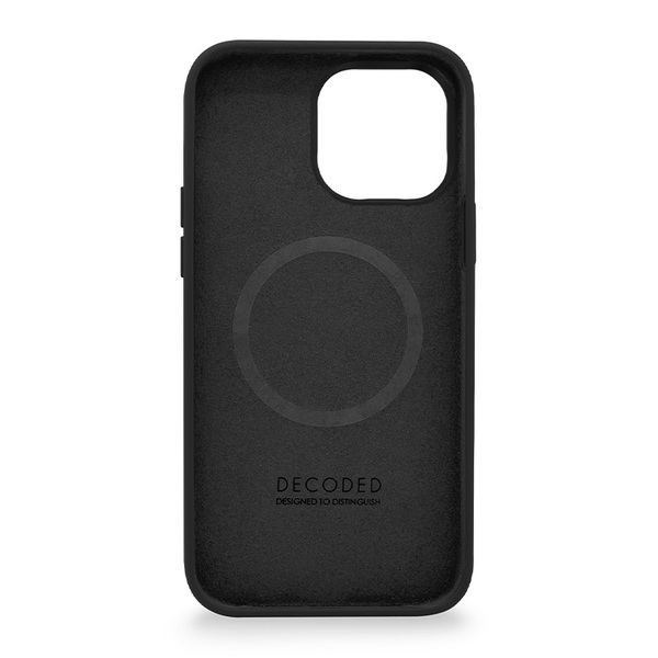  - Funda silicona con MagSafe para iPhone 14 Pro Max Decoded negra 2