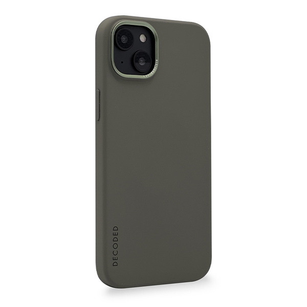  - Funda silicona con MagSafe para iPhone 14 Decoded olive 3