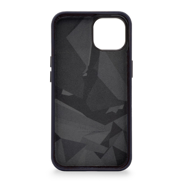  - Funda cuero Backcover con MagSafe para iPhone 14 Decoded navy 2