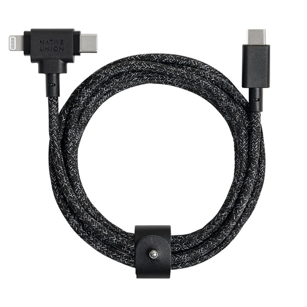  - Cable USB-C a multipuerto Lightning/USB-C 1.8 Mt Belt Native Union Cosmos 1