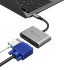  - Adaptador USB-C a dual HDMI y VGA VH1 Adam Elements gris 2