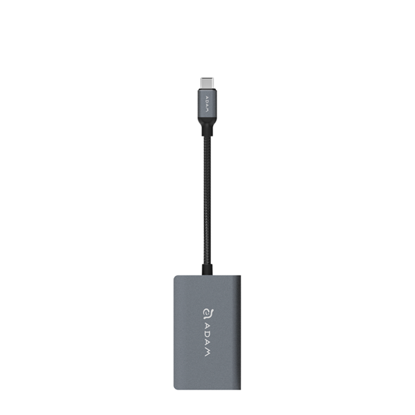  - Hub USB-C a USB 3.1 x 2, HDMI CASA Adam Elements gris 1