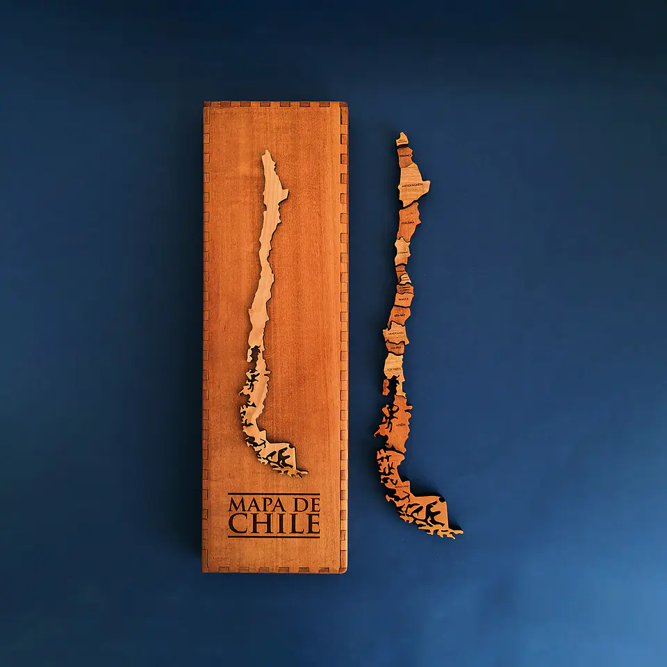 Mapa de Chile Madera Nativa 1