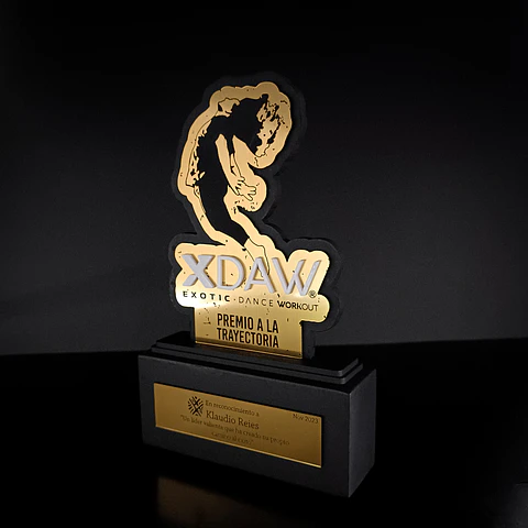 Galvano Personalizado Dorado
