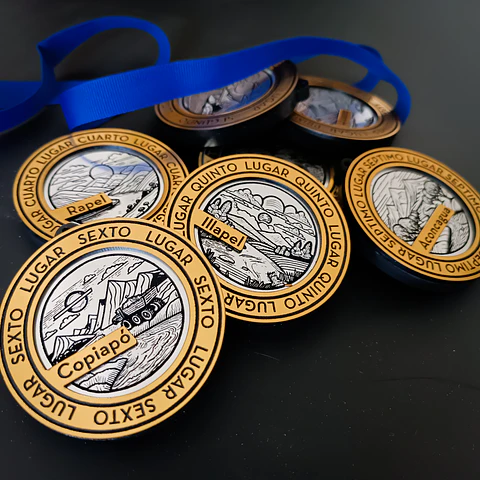 Medalla Acrílica Premium