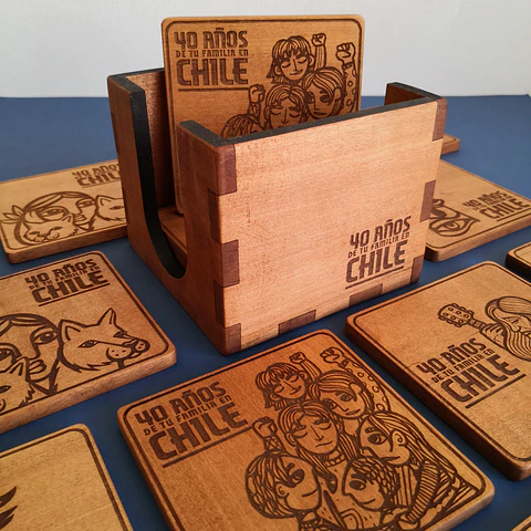 Posavasos Madera Nativa