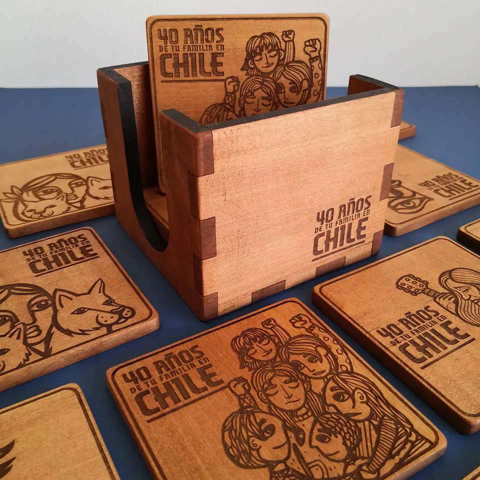 Posavasos Madera Nativa 2