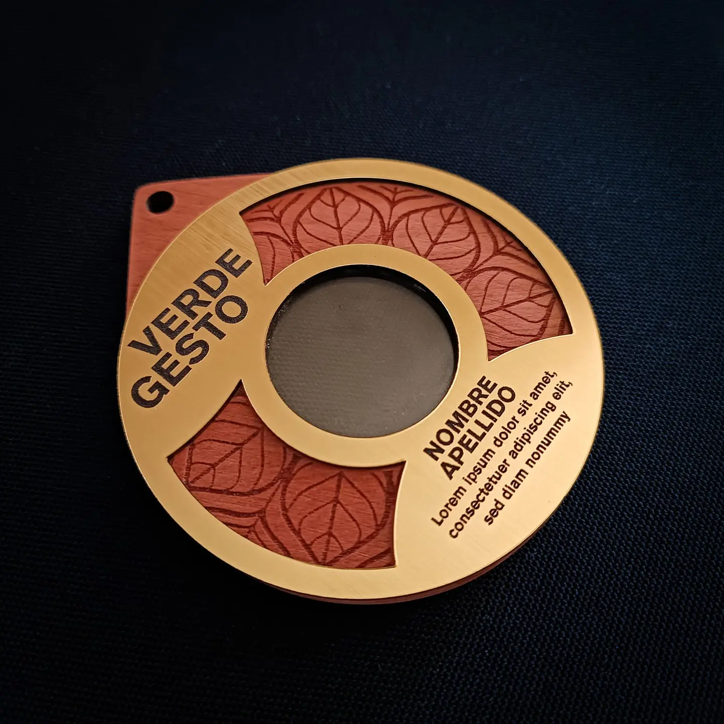Medalla Madera 1