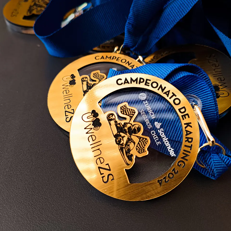 Medallas Acrílicas Bicapa 1
