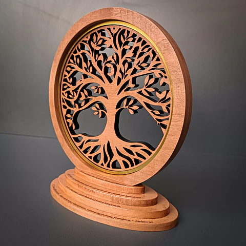 Galvano Madera Árbol de la Vida