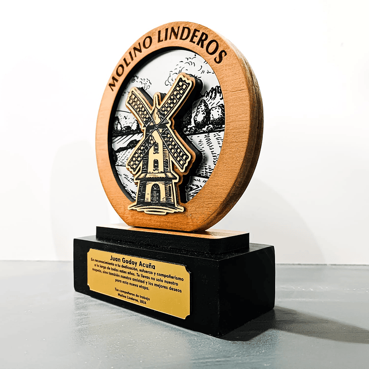 Galvano Circular Metalizado 3