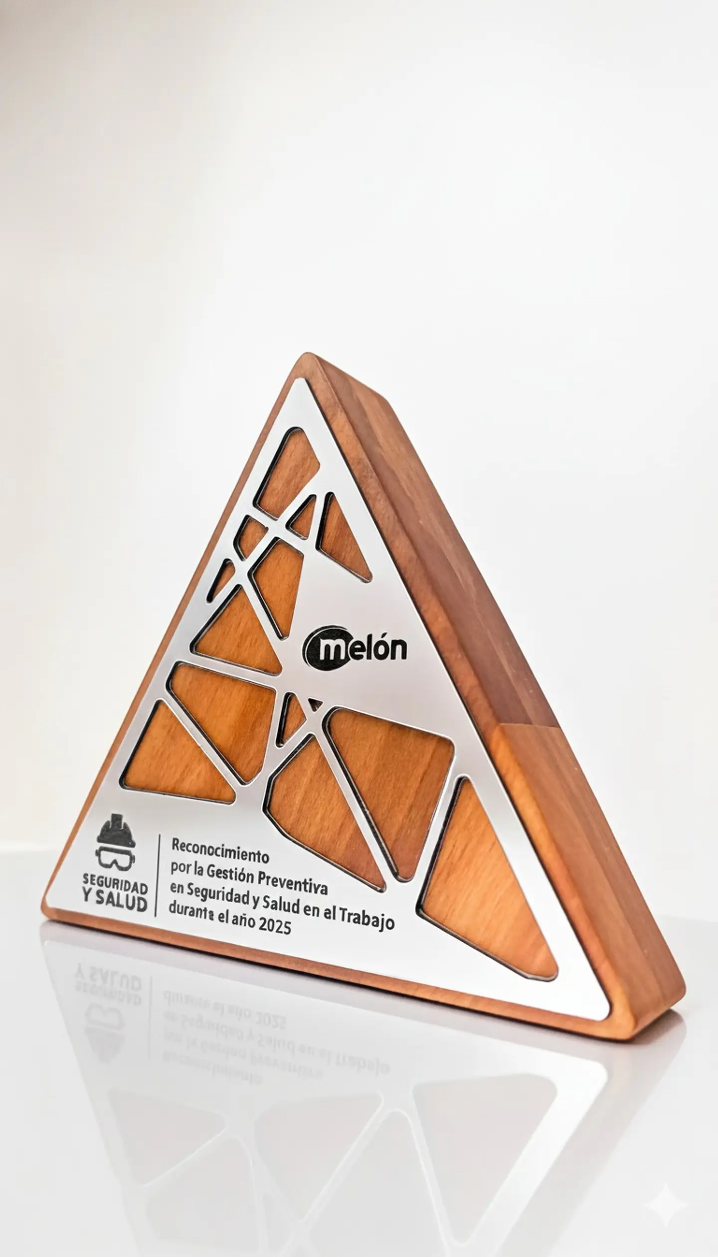 Trofeo Triangular de Madera Nativa 2