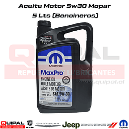 Bidón 5 Lts 5w30 Mopar MaxPro Bencineros