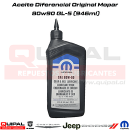 Aceite Diferencial 80w90 Original Mopar 946ml