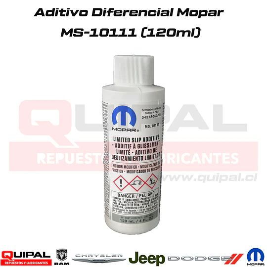 Aditivo  Diferencial Anti Fricción  Mopar