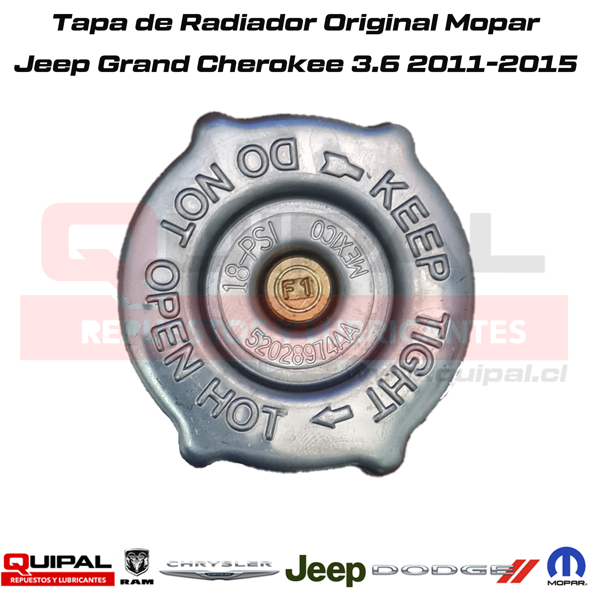 BOMBA AGUA RAM 1500 DURANGO JEEP GRAND CHEROKEE 3.6 2011-2015