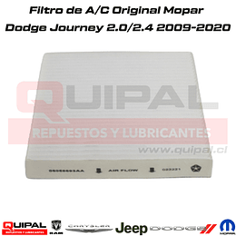 Filtro de A/C Original Mopar Dodge Journey 2.0/2.4 2009-2020