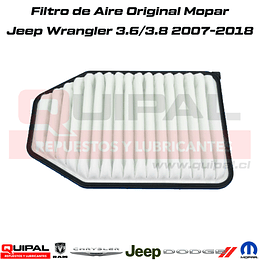 Filtro de Aire Original Mopar Jeep Wrangler 3.6/3.8 2007-2018