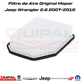 Filtro de Aire Original Mopar Jeep Wrangler 2.8 2007-2018
