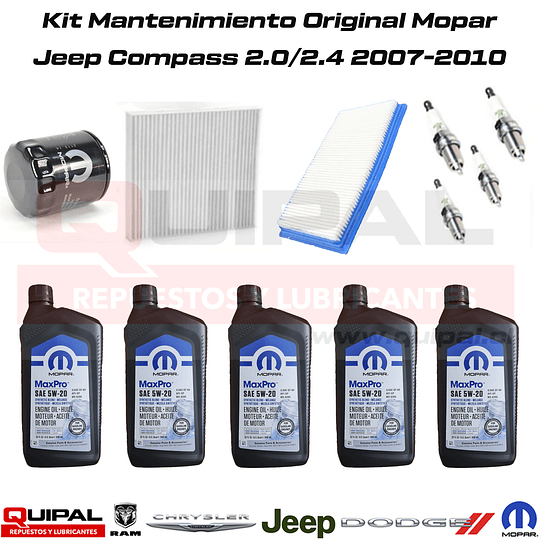 Kit Mantención Original Mopar Jeep Compass 2.0/2.4 2007-2010