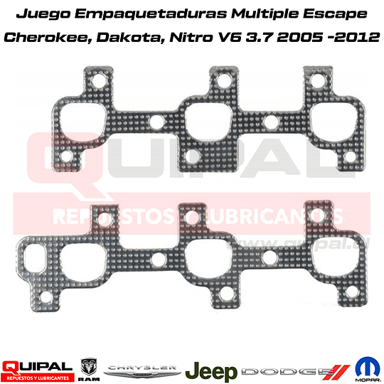 Jgo Empaquetaduras Múltiple Escape V6 3.7 (Dakota, Nitro, Cherokee) 05-12