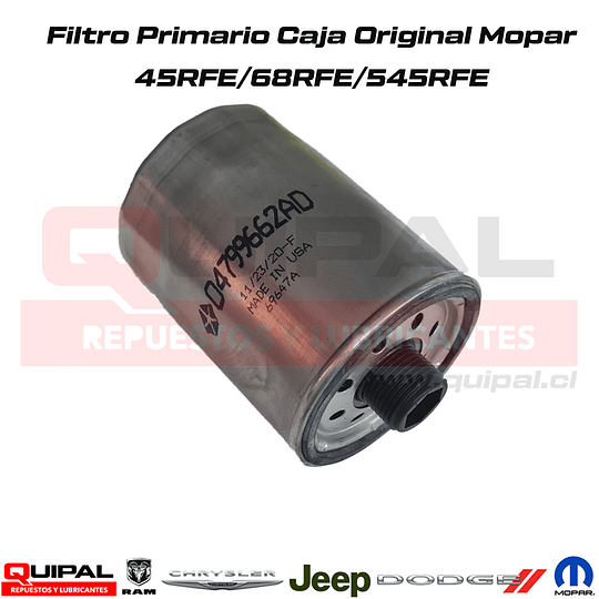 Filtro de Caja Primario Original Mopar 45RFE / 68RFE