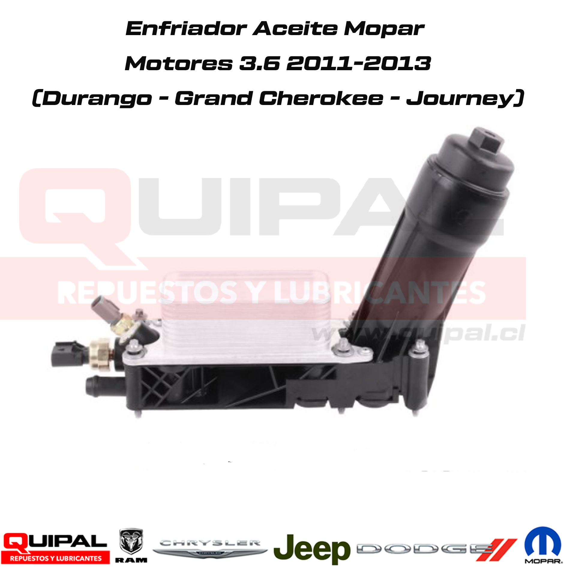 Enfriador de aceite Original Mopar Dodge Durango 3.6 2011-2013