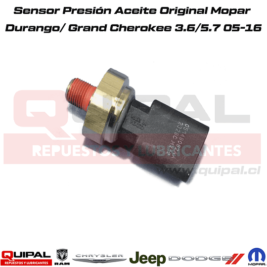 Sensor Presión de Aceite Original Mopar Durango/ Grand Cherokee 3.6/5.7 2005-2016