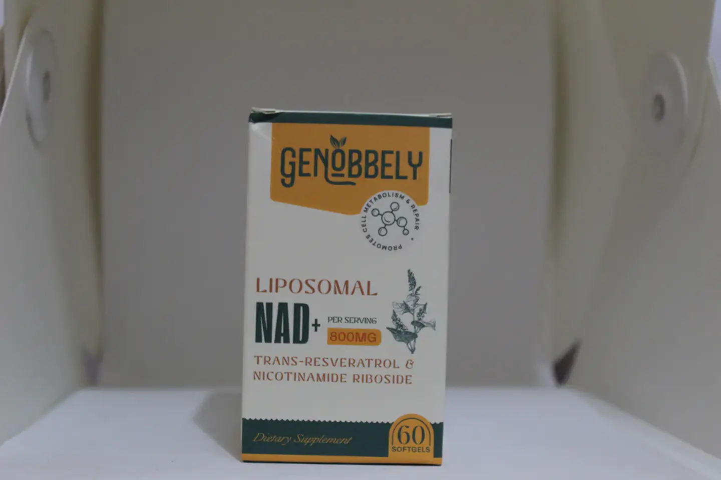 LIPOSOMAL NAD+ 60 SOFTGELS – GENOBBELY 3
