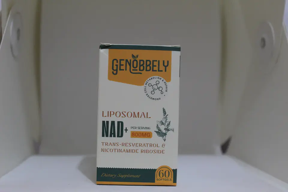 LIPOSOMAL NAD+ 60 SOFTGELS – GENOBBELY 3