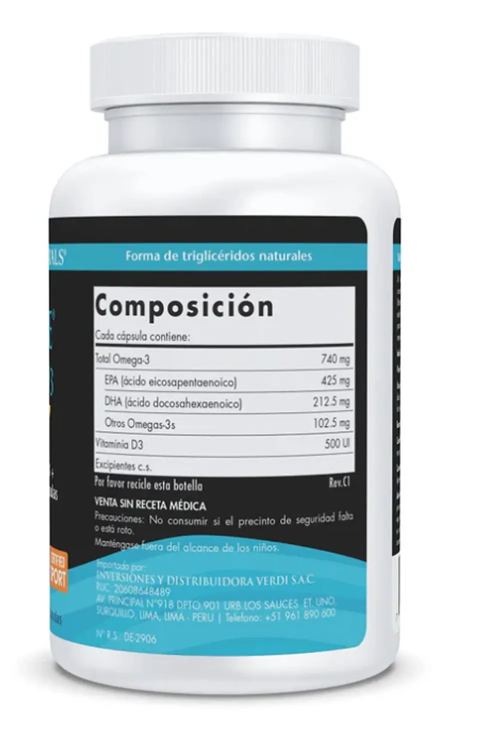 Ultimate Omega-D3 Sport 60 cápsulas- NORDIC NATURALS 3