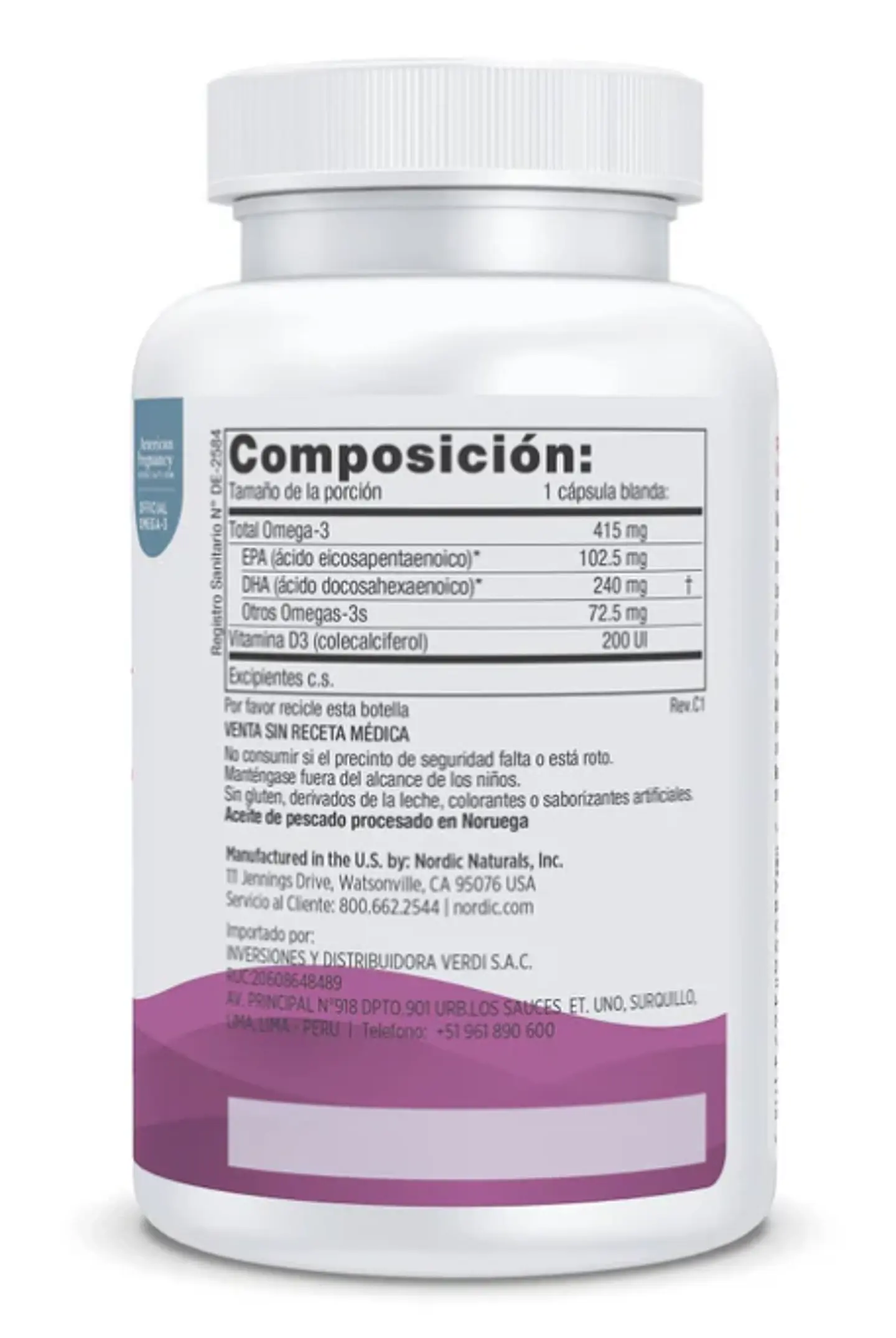 Prenatal DHA 90 CAPSULAS - NORDIC NATURALS 3