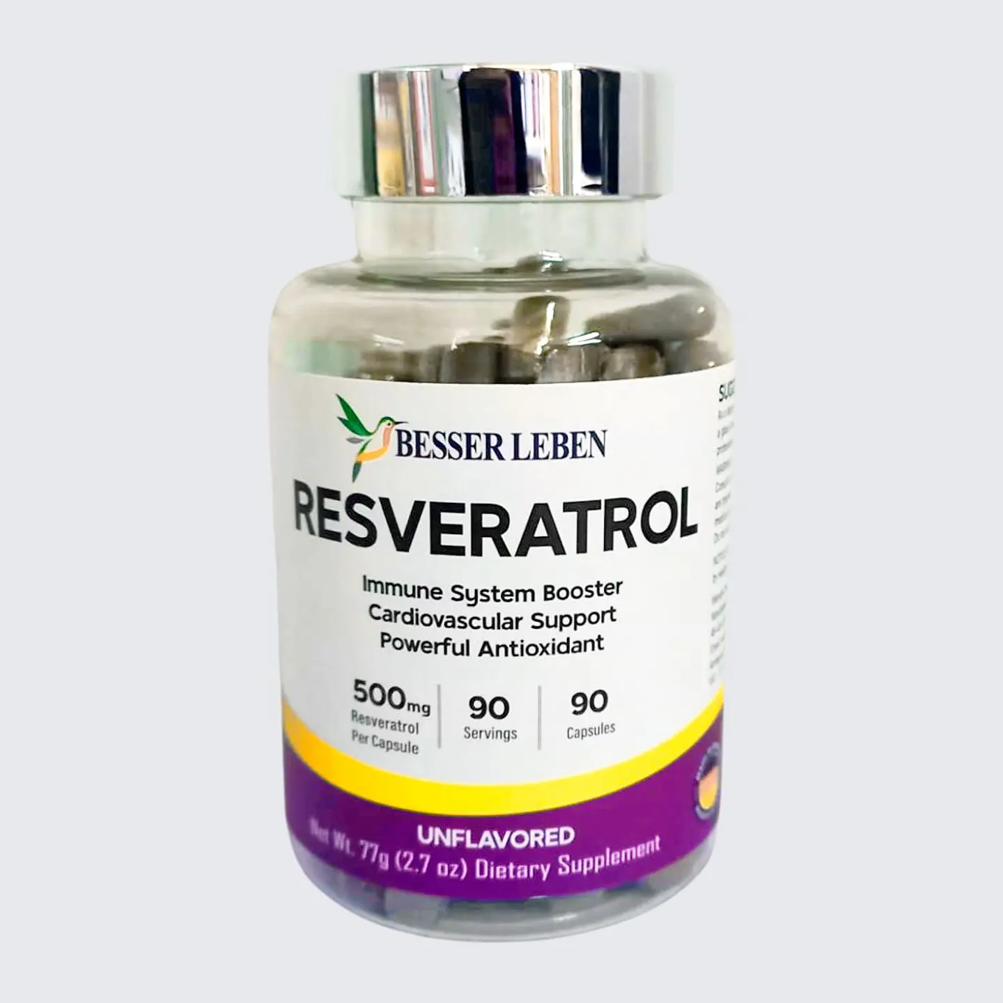 Resveratrol frasco de 90 cap 1