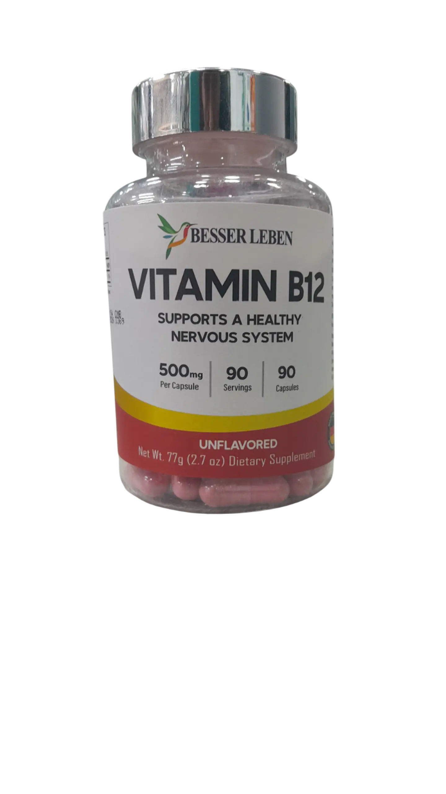 VITAMIN B12 90 CÁPSULAS-BESSER LEBEN 1