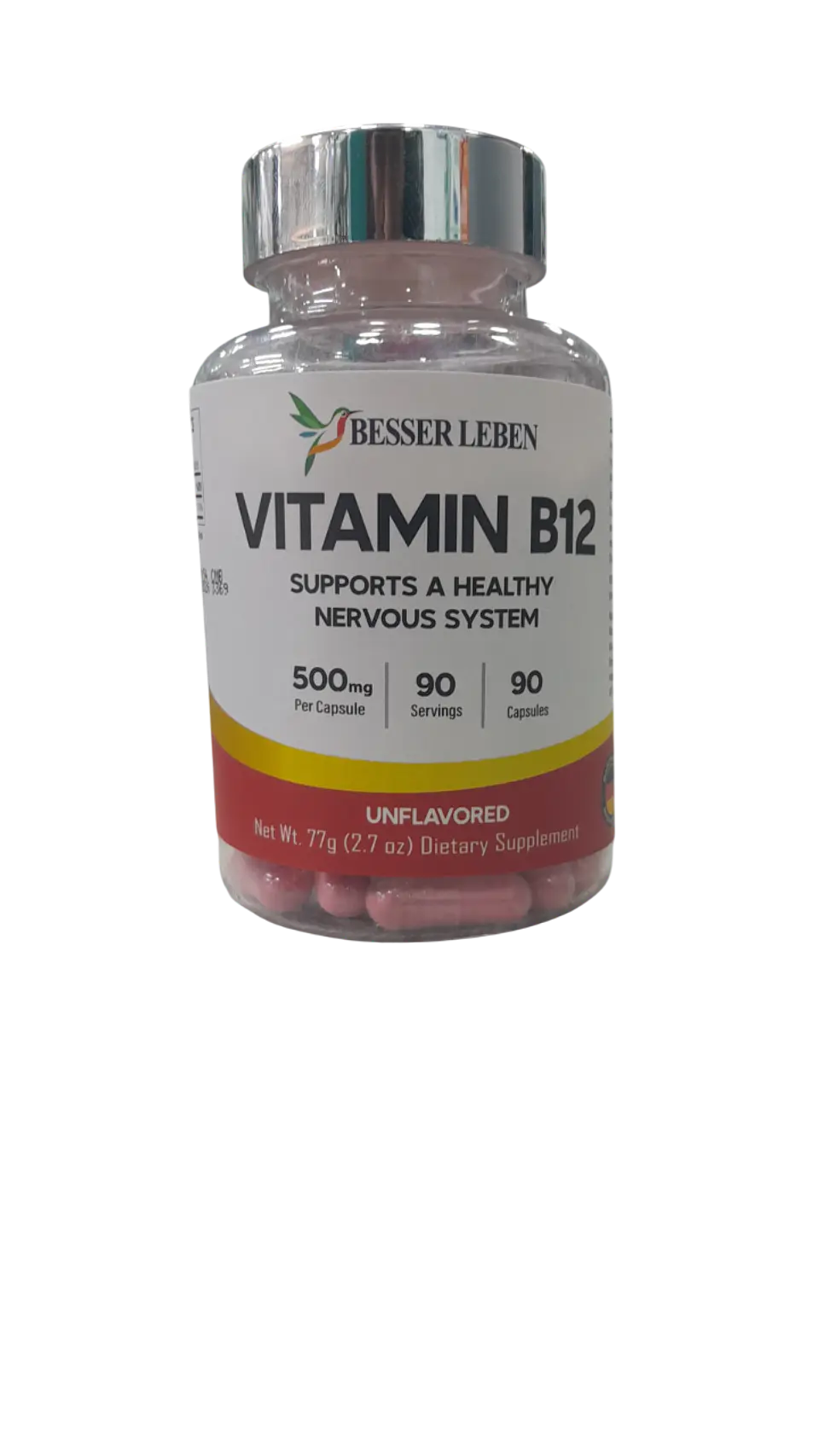 VITAMIN B12 90 CÁPSULAS-BESSER LEBEN 1