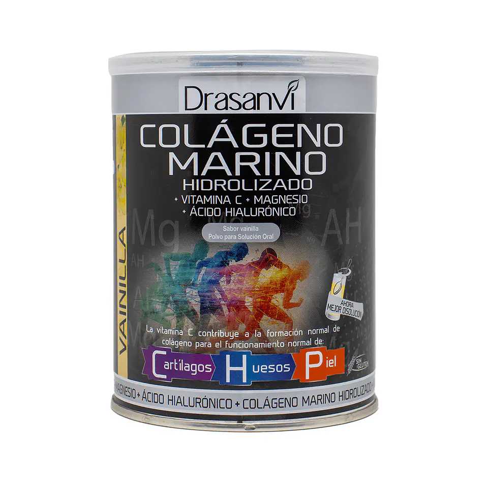 COLAGENO MARINO HIDROLIZADO C/MAGNESIO VAINILLA DRASANVI 300GR 1