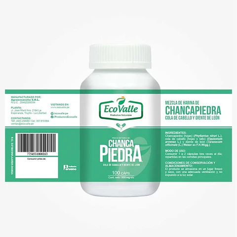 Chancapiedra Cápsulas x 500mg – 100caps