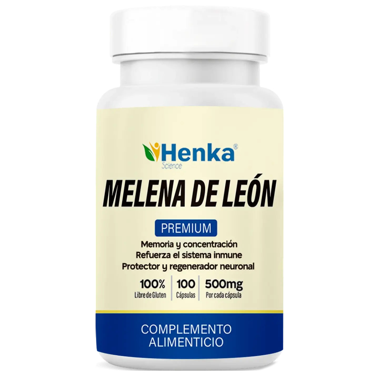 MELENA DE LEÓN 100 CÁPSULAS – HENKA 1