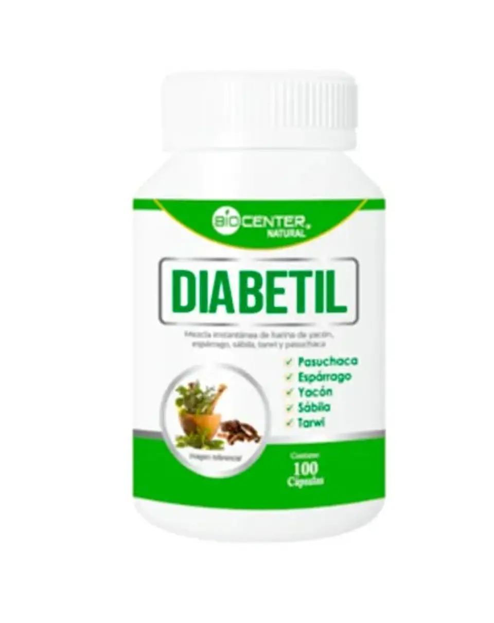 DIABETIL 100 CÁPSULAS BIOCENTER 1