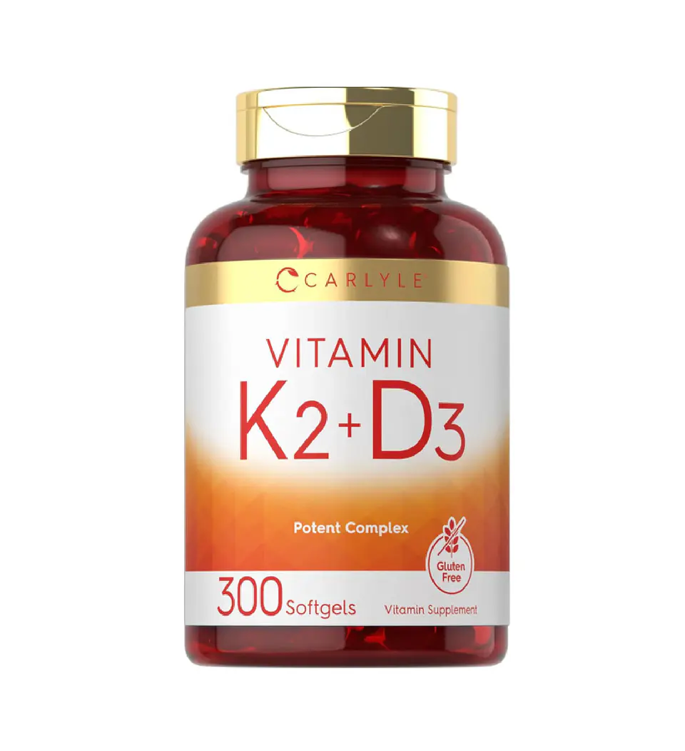 CARLYLE K2+D3 10,000 IU 200 MCG 300 CÁPSULAS 1