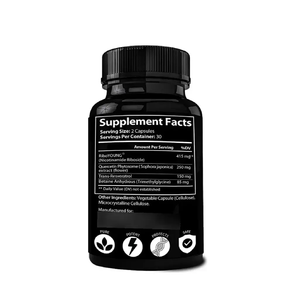 Nad Nicotinamida Advance Biogenix 60 Capsulas 2