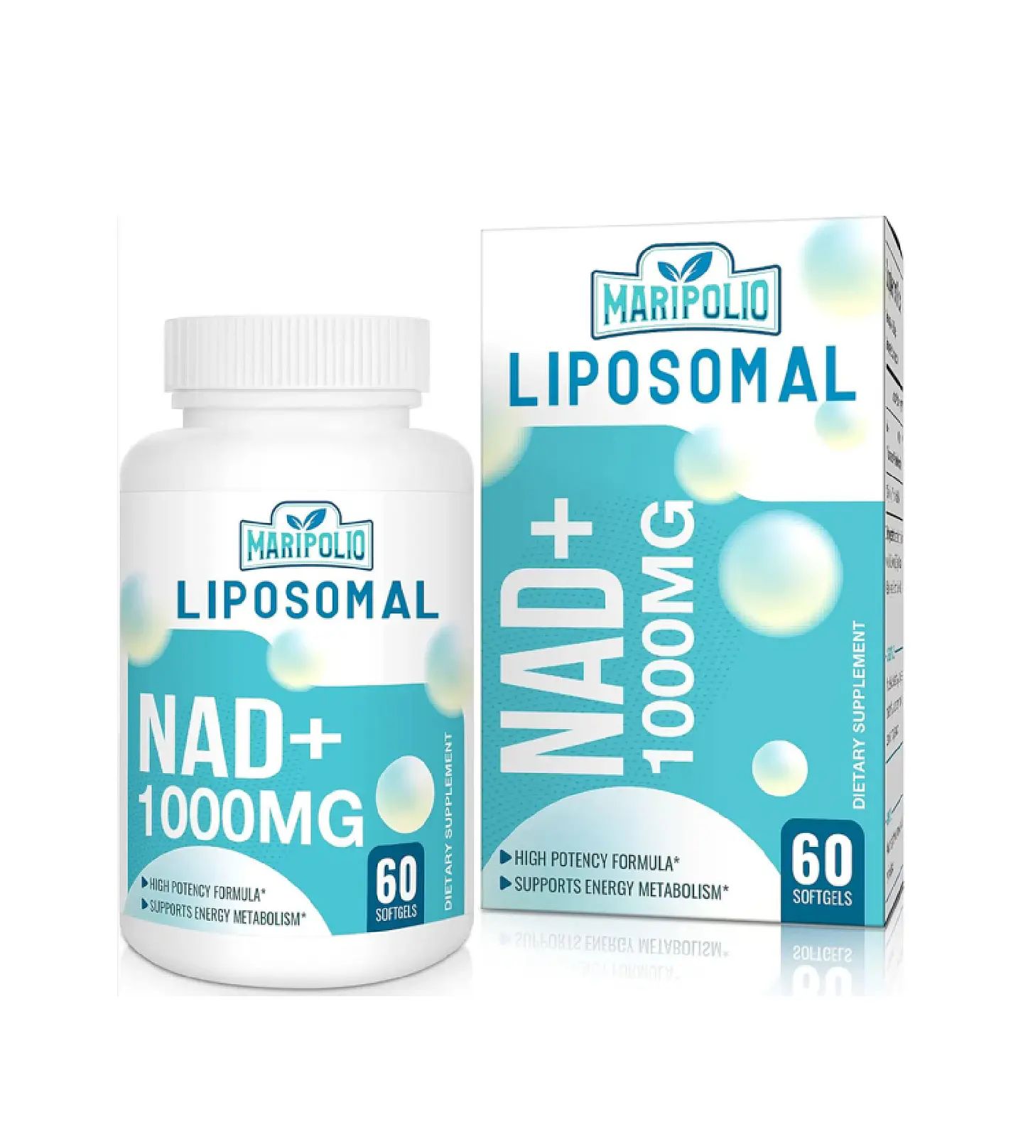  NAD+ LIPOSOMAL NICOTINAMIDA 1000MG 60 CAPSULAS MARIPOLIO 1