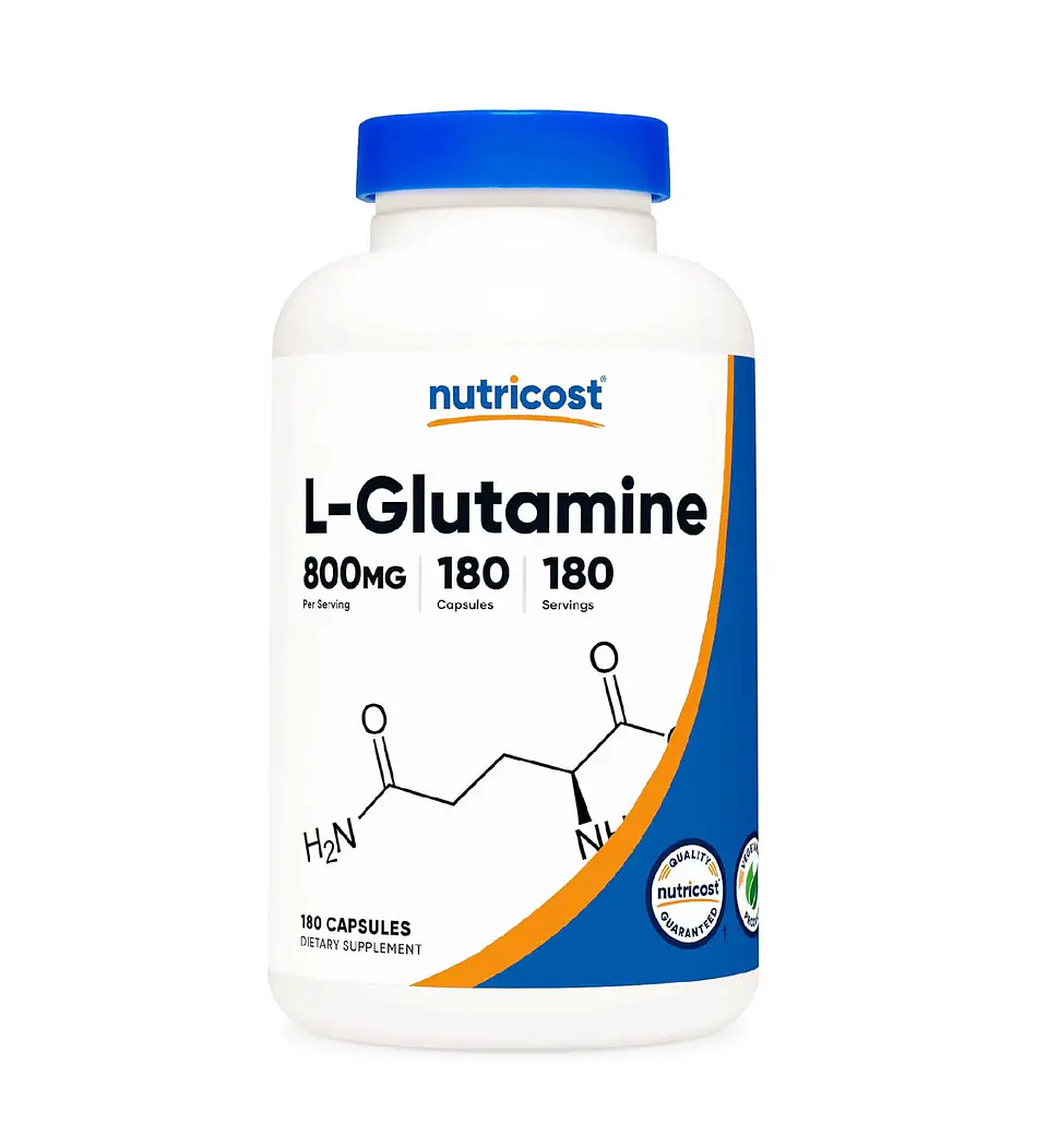 Glutamina 180 capsulas 500 mg 1